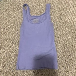 Purple Cropped Tank
